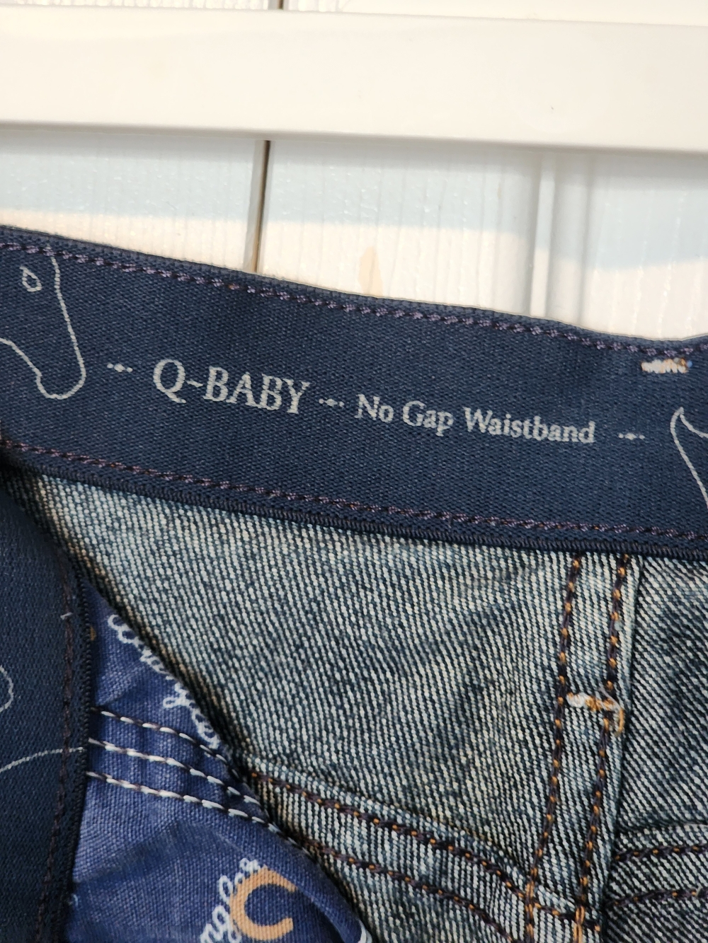 Vintage WRANGLER Q Baby bootcut jeans Plus Size 17/18 34 - Picture 13 of 16